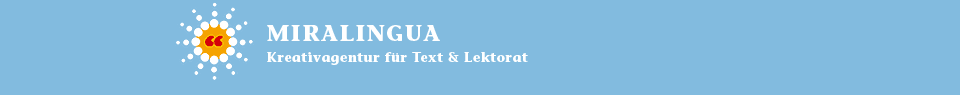 Miralingua - Kreativagentur für Text & Lektorat (Logo)